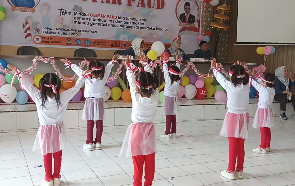 Tumbuhkan Generasi Berkualitas dan Berkarakter, Disdikbud Jeneponto Gelar Gebyar PAUD