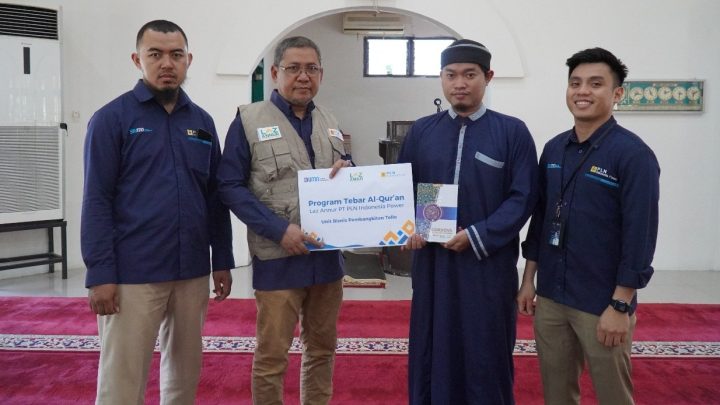 Tebar Al-Qur'an Laz Annur PLN IP UBP Tello, Langkah Nyata Mendukung Pembinaan Keagamaan pln ip ubp tello