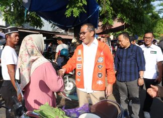 Cagub Sulsel Danny Pomanto Awali Kampenye di Pasar Sentral Minahasa Maupa, Dengar Harapan dan Keluhan Pedagang