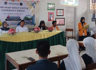 Mahasiswa PPG Prajabatan Gelombang 2 Tahun 2023 UNM Prodi PJOK Gelar Sosialisasi Minuman Sehat