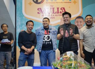 Kolaborasi Pemuda Makassar Total Menangkan Munafri-Aliyah di Pilwalkot, Bangun Posko dan Pengurus