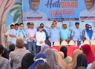 Tokoh Masyarakat dan Warga Pallangga Mas Percayakan Husniah - Darmawangsyah Pimpin Gowa