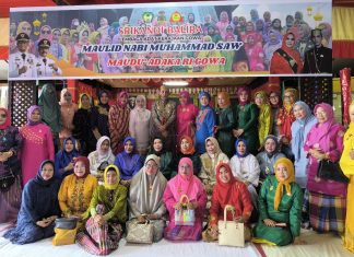 Srikandi Balira Lembaga Adat Kerajaan Gowa Sukses Gelar Maulid Nabi Muhammad SAW di Istana Balla Lompoa