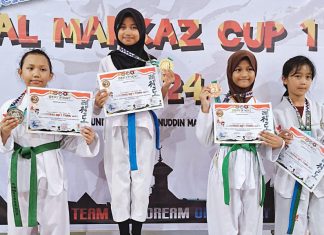 Prestasi Gemilang, Taekwondo Bantaeng Borong Medali Emas di Turnamen Al-Markaz Cup