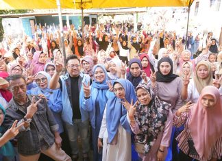 Darmawangsyah Muin Kukuhkan Tim 'Gemuruh Perempuan Hati Damai' di Malino