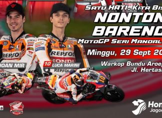 Bareng Honda Community, Asmo Sulsel Gelar Nonton Bareng MotoGP Mandalika Series 2024