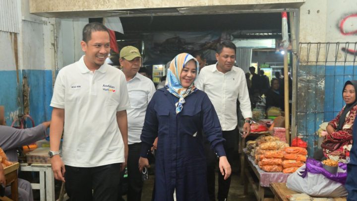 Blusukan di Pasar Ikan Sinjai, Fatmawati Dipanggil 'Bu Wagub' oleh Sejumlah Pedagang Pedagang ikan