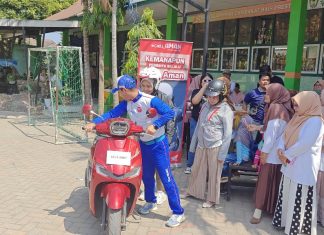 Astra Motor Sulawesi Selatan Terus Gaungkan Safety Riding ke Siswa SMP di Limbung