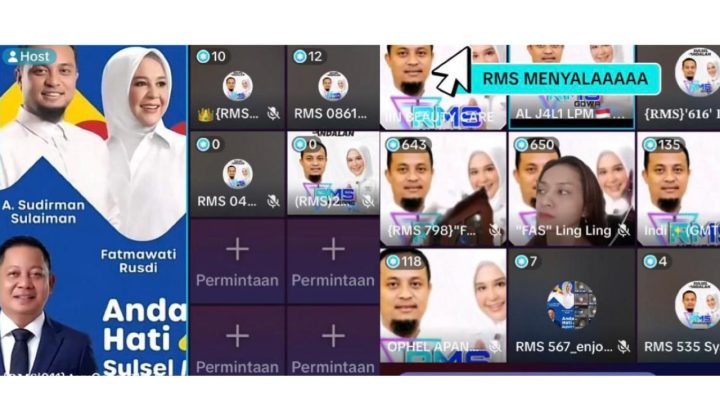 Rusdi Masse Kampanye via Live TikTok, Ribuan Akun Nyatakan Dukung Sudirman-Fatmawati Rusdi masse
