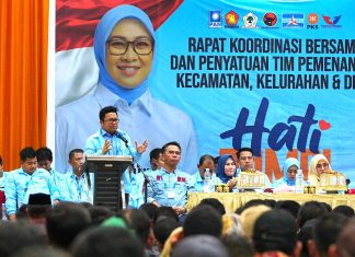 Ribuan Tim Pemenangan Husniah- Darmawangsyah di Gowa Solid Menangkan Hati Damai