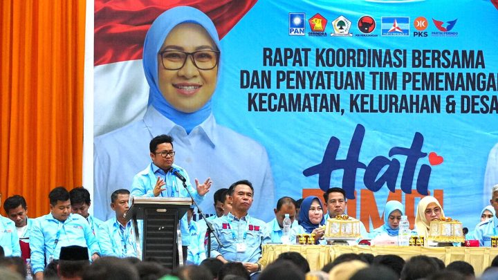 Ribuan Tim Pemenangan Husniah- Darmawangsyah di Gowa Solid Menangkan Hati Damai husniah talenrang