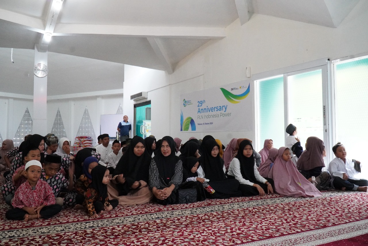 Berbagi Kebahagiaan di HUT ke-29, PLN Indonesia Power Salurkan Santunan ke Anak Yatim dan Dhuafa