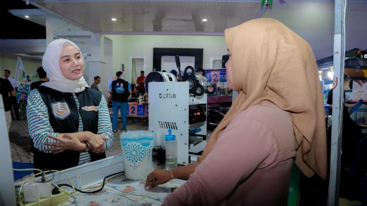 Gandeng Pelaku UMKM, Paslon Nomor Urut 2 Ulfah-MHG Gelar Bazar Jalur ulfah mhg