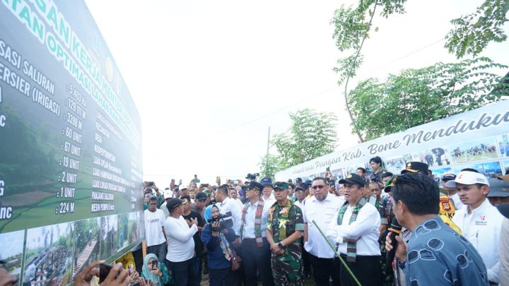 Mentan Amran Ajak Petani Bone Revolusi Pertanian Mentan