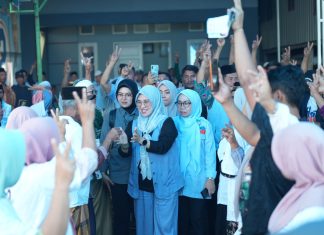 Rakyat Bersama Hati Damai, Ribuan Warga Dataran Tinggi Tumpah Ruah Sambut Husniah Talenrang