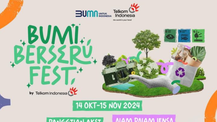 Telkom Ajak Masyarakat Lestarikan Lingkungan melalui Kompetisi Bumi Berseru Fest Telkom