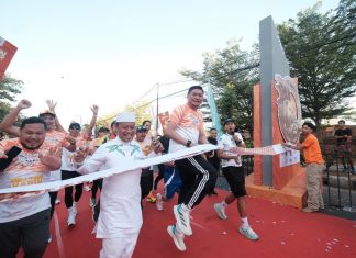 Bupati Gowa Lepas Ribuan Peserta Lari Kadin Gowa Run