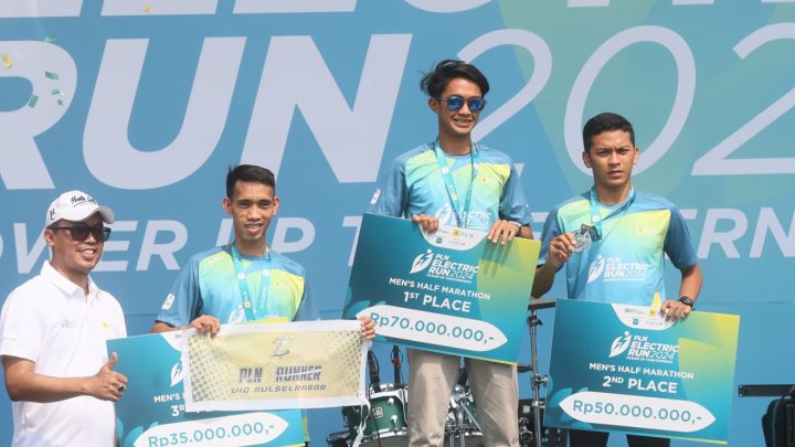 Membanggakan, Atlet Lari dari Sulawesi Selatan Raih Podium dalam PLN Electric Run 2024 atlet lari