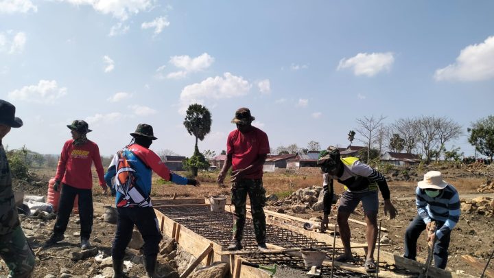Begini Progres Program Fisik TMMD Ke-122 Kodim 1425 Jeneponto Begini Progres