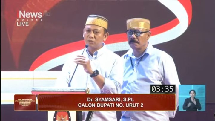 Pilkada Takalar, Syamsari Kitta-Natsir Ibrahim Cetuskan 12 Program Prioritas di Debat Kandidat Pilkada Takalar