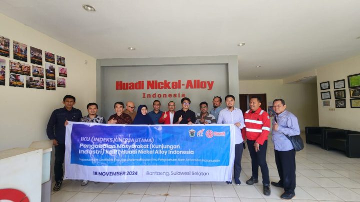 Departemen Geofisika dan Departemen Fisika FMIPA Unhas Gelar Kunjungan Industri ke PT Huadi Nickel Alloy Indonesia fmipa unhas