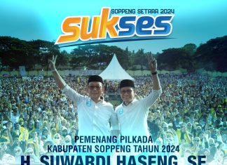SUKSES Peroleh 62 Persen, Unggul Telak di Pilkada Soppeng