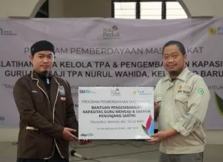 Dukung Pembangunan Berkelanjutan, PLN IP UBP Tello Salurkan Bantuan kepada TPA Nurul Wahida