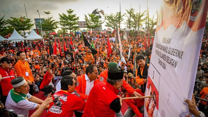 Pasca Kampanye Akbar INIMI DIA, Beredar SMS Blast Berisi Kabar Bohong Terkait Transport dan Konsumsi Relawan Danny Pomanto