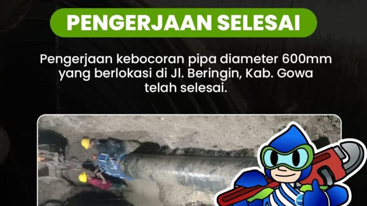 pipa pdam makassar