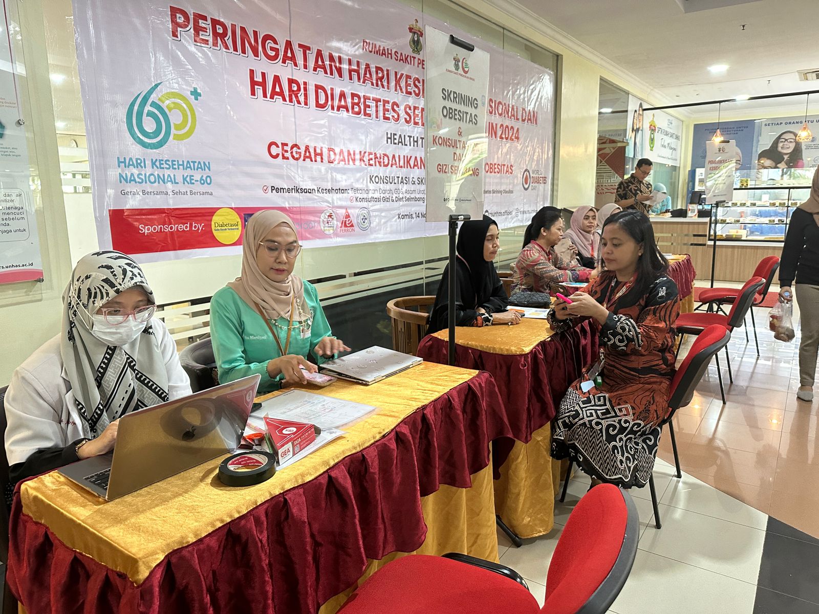 RSP Unhas Peringati Hari Kesehatan Nasional ke-60 dan Hari Diabetes Sedunia 2024: Cegah Diabetes serta Obesitas