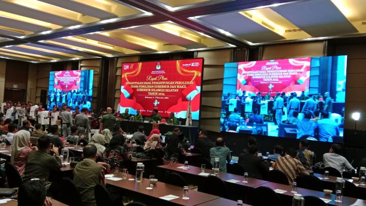 KPU Sulsel Gelar Pleno Rekapitulasi Suara Pilgub 2024 KPU Sulsel