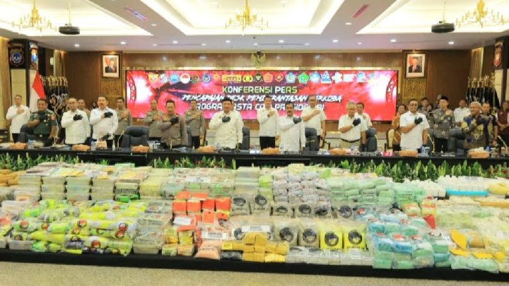 Barang Bukti Narkoba Senilai Rp 2,88 Triliun Diungkap Polri, Segini Jumlah Kasusnya barang bukti narkoba