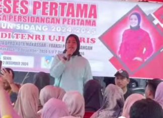 Anggota DPRD Makassar Andi Tenri Uji Gelar Reses Pertama di Kecamatan Mamajang