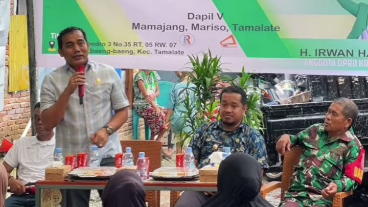 Anggota DPRD Makassar, Irwan Hasan Gelar Reses Pertama di 12 Titik Wilayah Mamarita dprd makassar