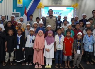 PLN IP UBP Tello Gelar Sunnatan Massal, Kolaborasi Laz Annur dan IZI Sulsel