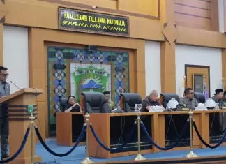 Rapat Paripurna, Semua Fraksi DPRD Pangkep Sepakat dan Menyetujui Ranperda APBD TA 2025