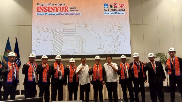 PII Gelar Pengambilan Sumpah Insinyur Alumni Fakultas Teknik Unhas pii unhas