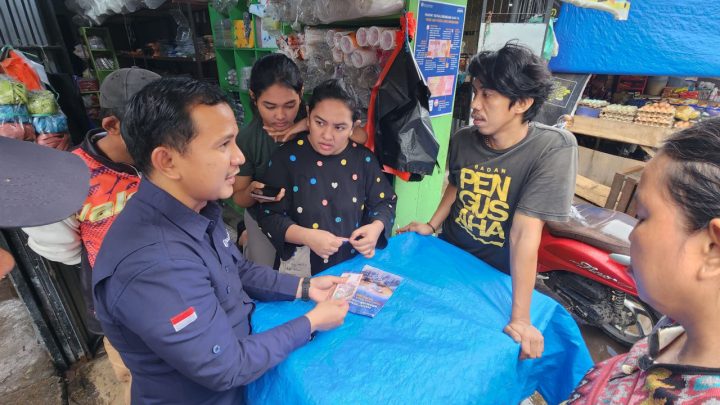 Sosialisasi di Pasar Induk Gowa, BI Temukan Uang Palsu Pecahan Rp100 Ribu Sosialisasi