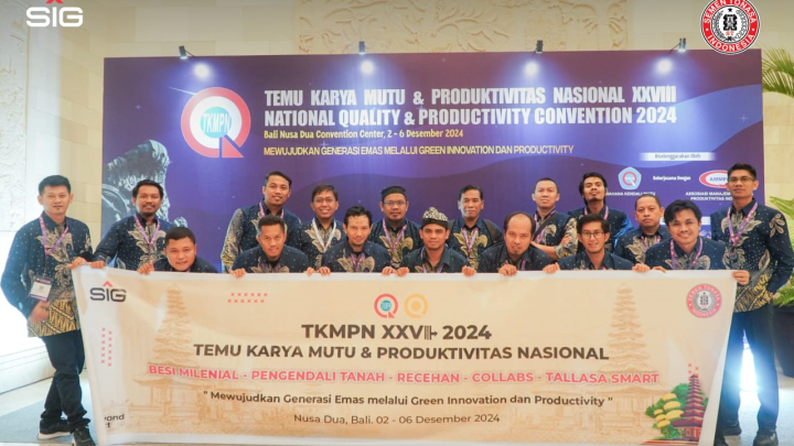 Tim Inovasi Semen Tonasa Raih 4 Predikat Platinum dan 1 Gold Dalam Ajang TKMPN Ke-28 tim inovasi semen tonasa