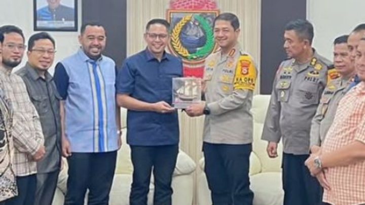 Perkuat Sinergitas Forkompimda, Pimpinan DPRD Makassar Terima Kunjungan Silaturahmi Kapolrestabes Makassar dprd makassar