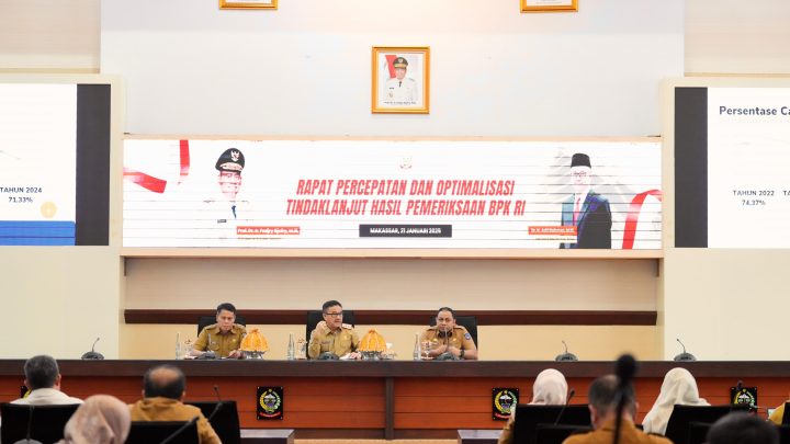 Sekprov Sulsel Minta OPD Segera Lakukan Tindak Lanjut LHP BPK RI Pemprov Sulsel