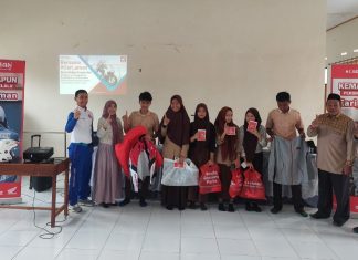 Asmo Sulsel Kampanyekan Safety Riding #Cari_Aman di SMK Garudaya Gowa