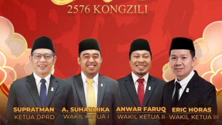 Pimpinan dan Anggota DPRD Makassar Ucapkan Selamat Tahun Baru Imlek 2025 pimpinan dprd makassar