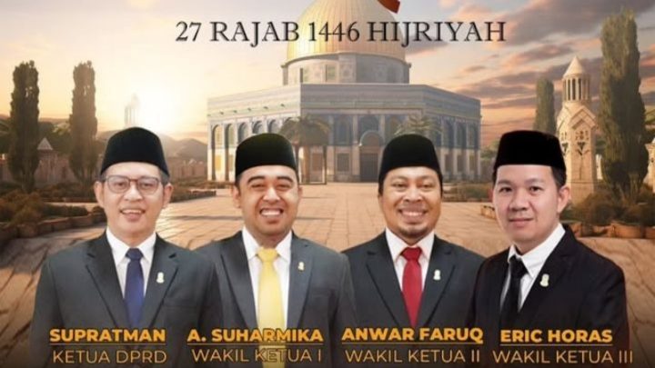 DPRD Makassar Ucapkan Selamat Memperingati Isra Miraj Nabi Muhammad SAW dprd makassar