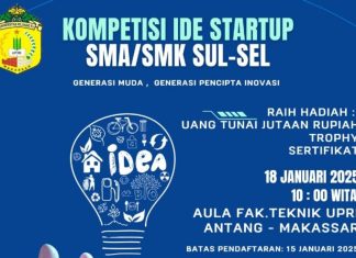 Fakultas Teknik UPRI Gelar Lomba Start-Up 2025 Tingkat SMA/SMK Se-Sulsel, Berikut Cara Daftarnya