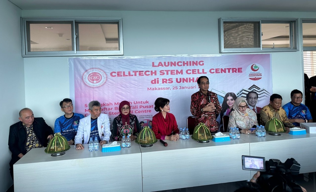 Luncurkan Layanan Stem Cell, RS Unhas Hadirkan Pengobatan Terkini di Dunia untuk Warga Sulsel