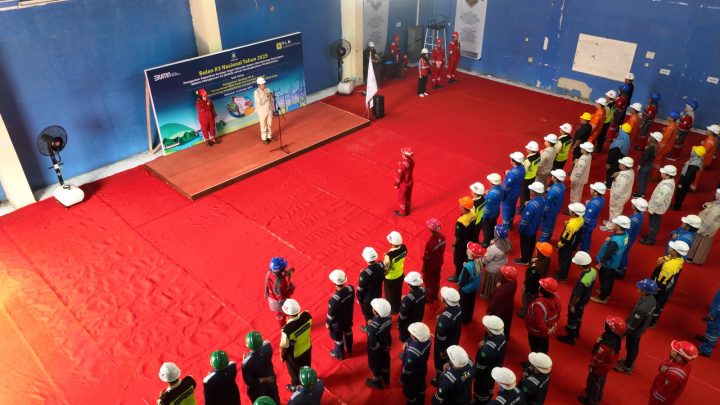 Peringati Bulan K3 Nasional, PLN IP UBP Tello Gelar Apel K3 dan Senam Bersama bulan k3 nasional