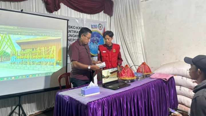 Dukung Pengembangan Wisata Desa, Mahasiswa Unhas Buat Master Plan Ekowisata Mangrove mahasiswa unhas