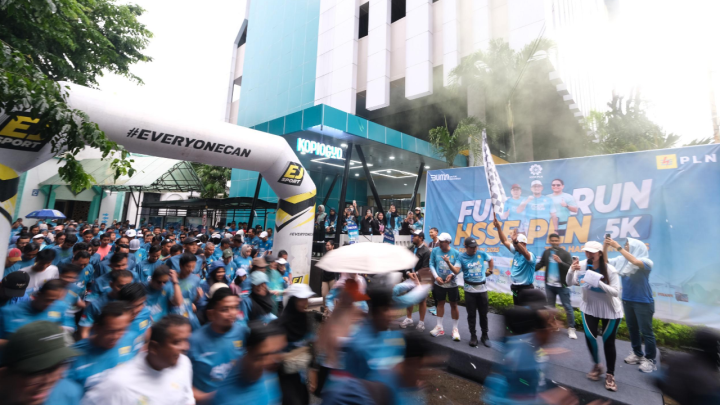 Semarakkan Bulan K3, Fun Run HSSE PLN Sukses Ajak Pelari Kurangi Emisi 1.200 Kg CO2 Bulan K3