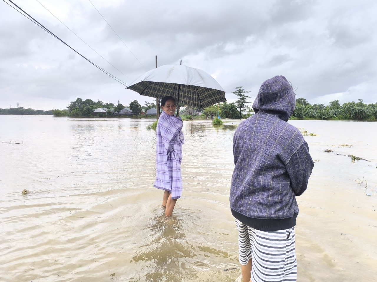 Bibit Padi di Persawahan Desa Borongpalala Pattallassang Terendam Banjir, Petani Gagal Tanam